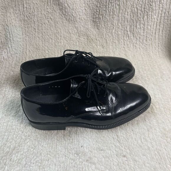 ADOLFO made in made in Italy Black Leather Men\'s Dress Shoes SZ9 main image 7